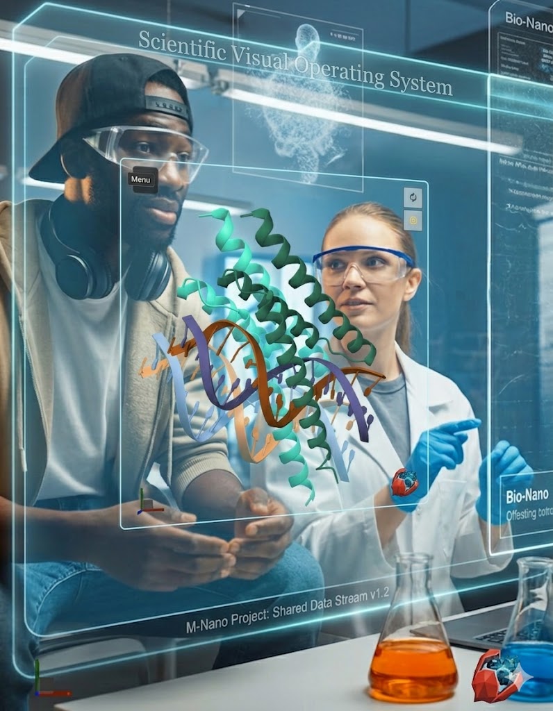 Voice-guided molecule viewer rendering an OpenFold3 protein-DNA complex prediction delivered via NVIDIA AI Enterprise